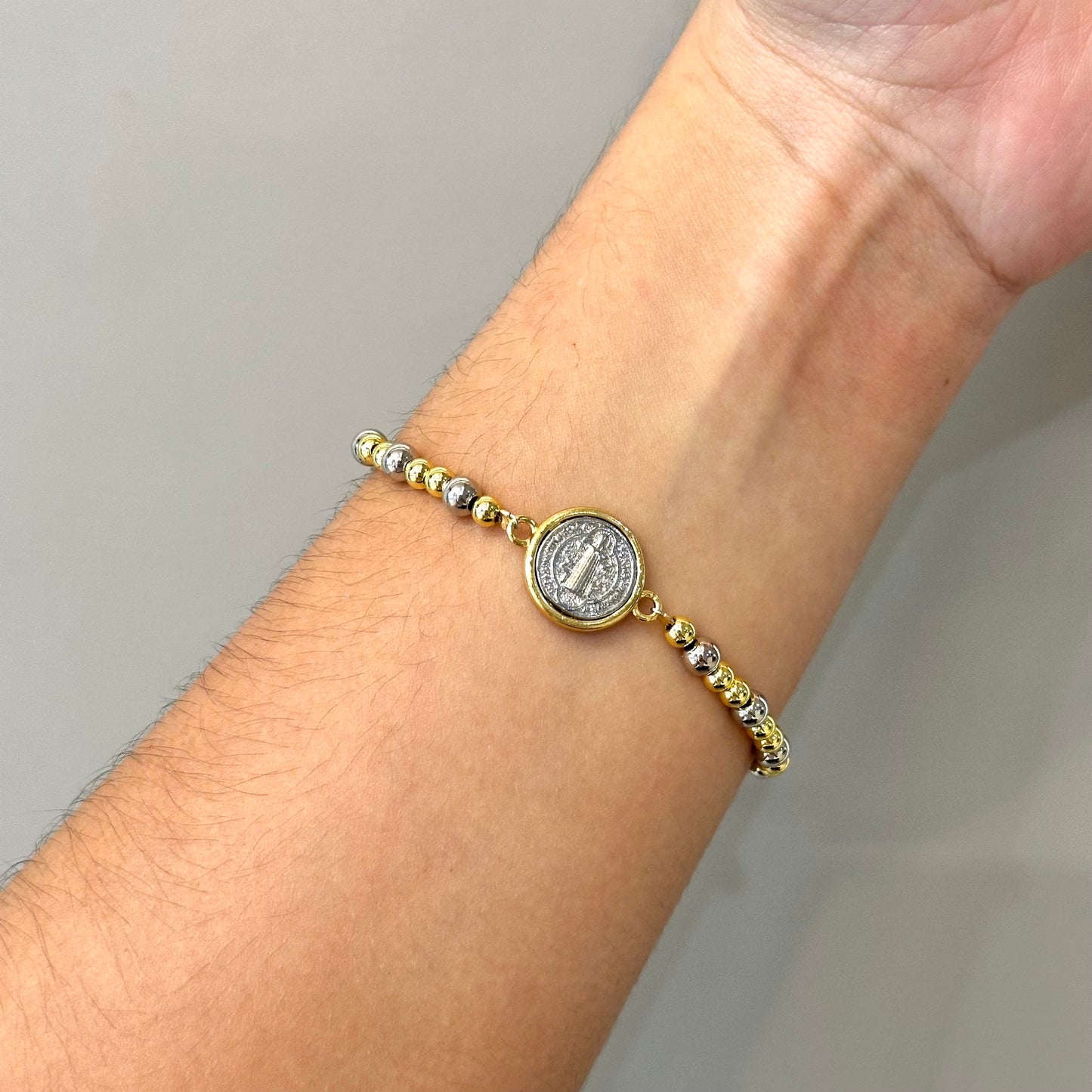 PULSERA SAN BENITO BICOLOR