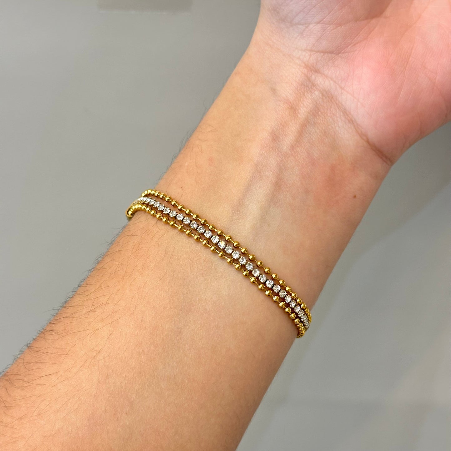 PULSERA TIRA BRILLOS