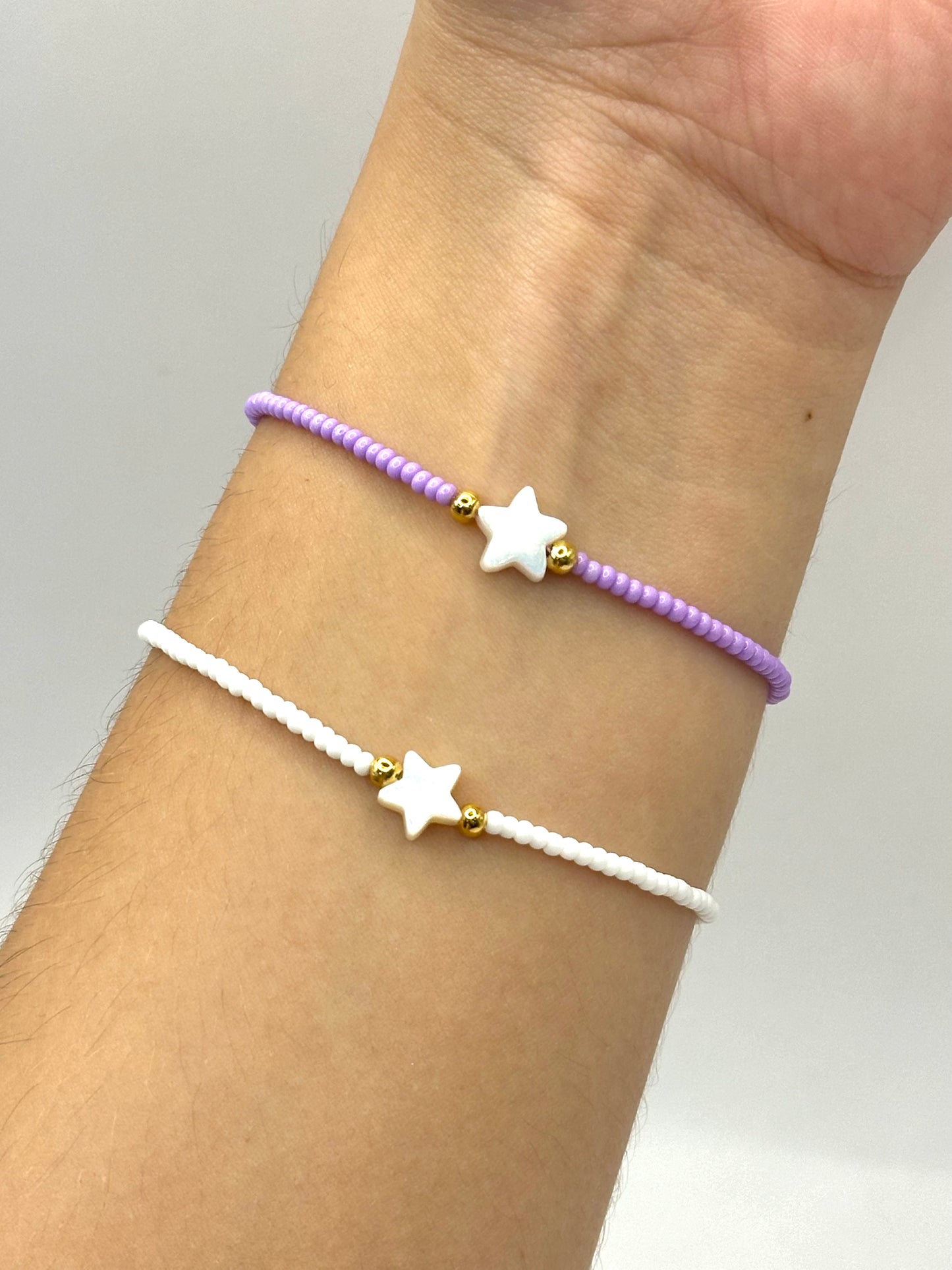PULSERA ESTRELLA NÁCAR