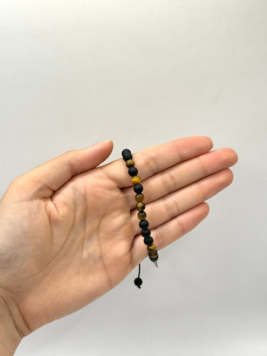 PULSERA OJO DE TIGRE COMBINADA