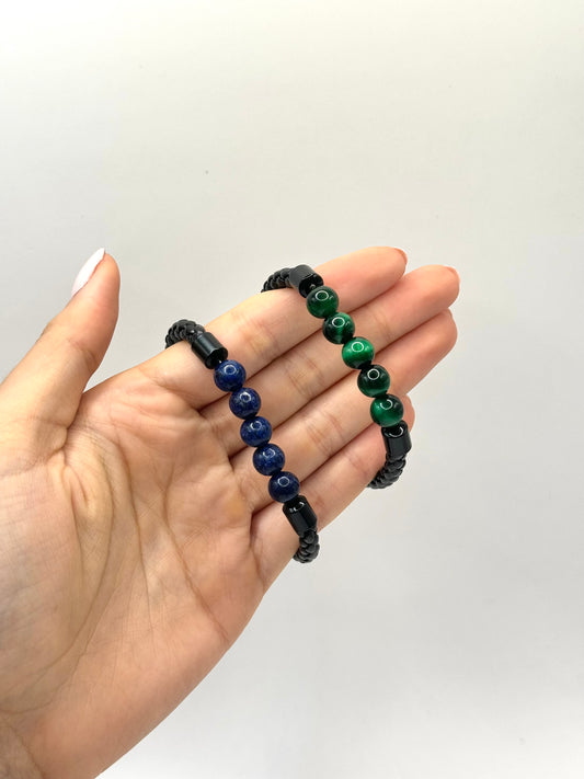 PULSERA IMÁN BOLITAS
