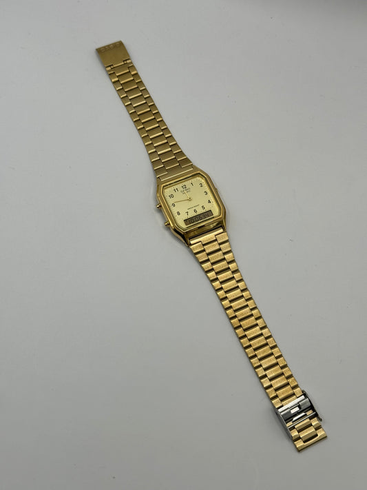 RELOJ CASIO AD DORADO