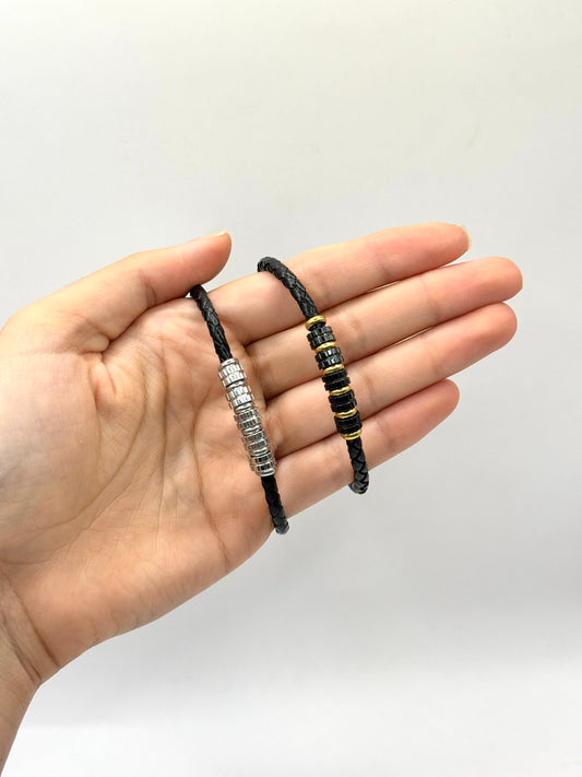 PULSERA TRENZADA CON DIJES