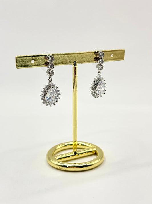 ARETE PLATEADO GOTA