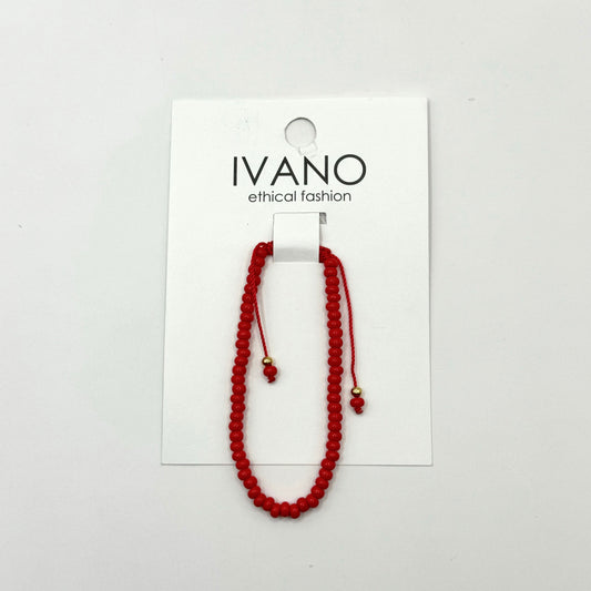 PULSERA CHAQUIRA ROJA