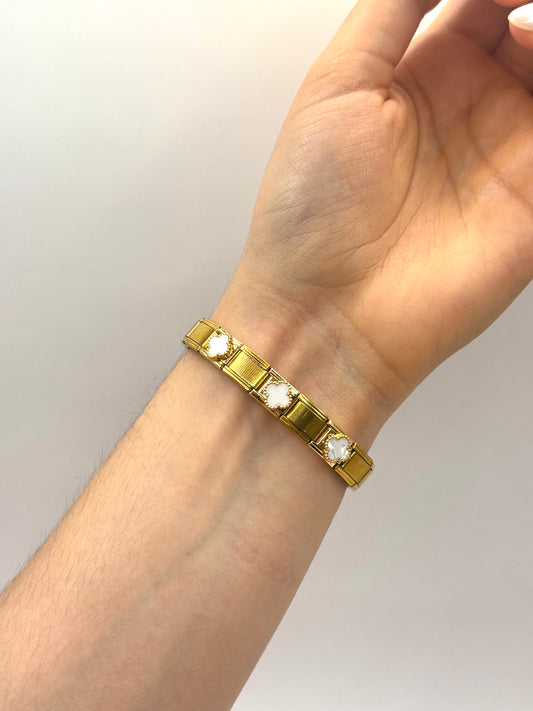 BRAZALETE ITALIANO CON CHARMS