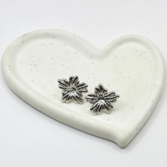 ARETE FLOR MINI PLATA