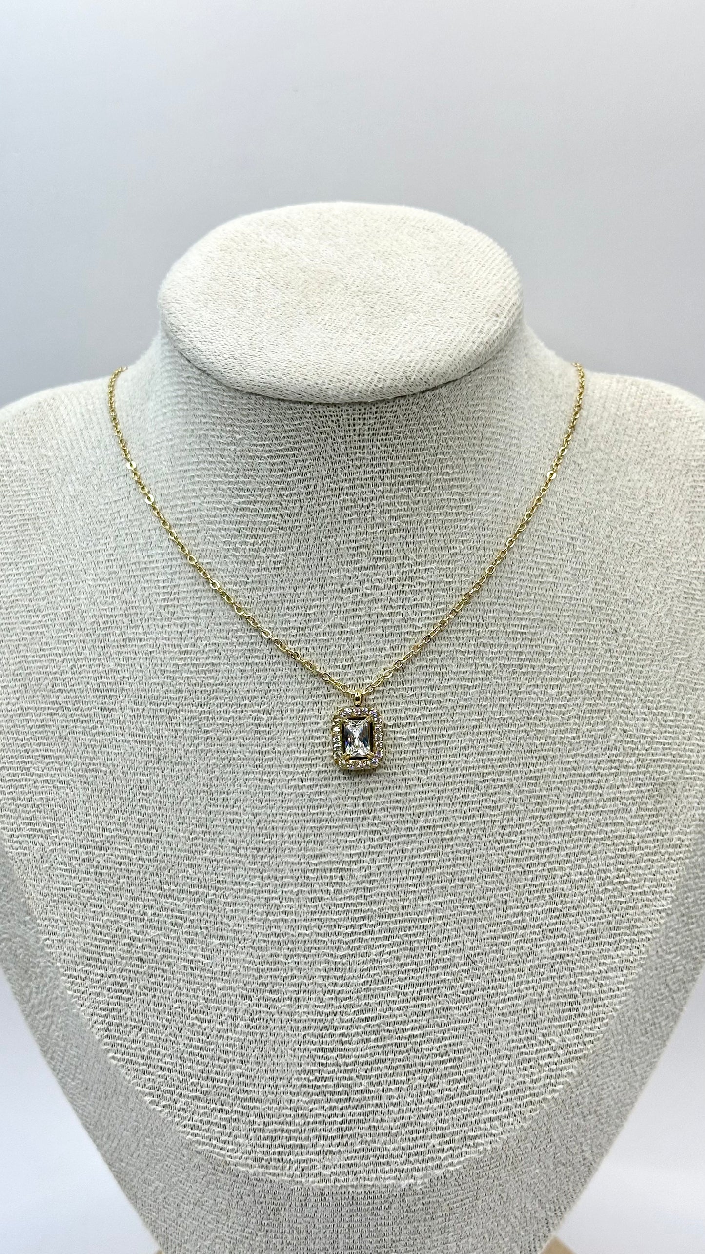 COLLAR DIJE BRILLO