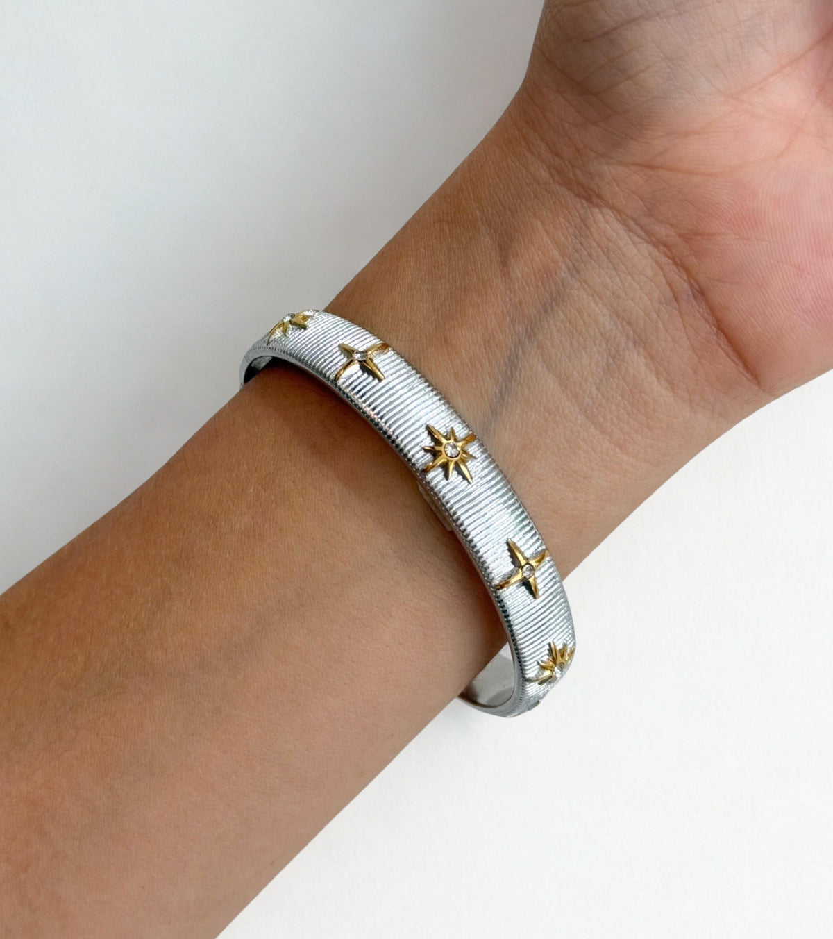 BRAZALETE DESTELLOS BICOLOR