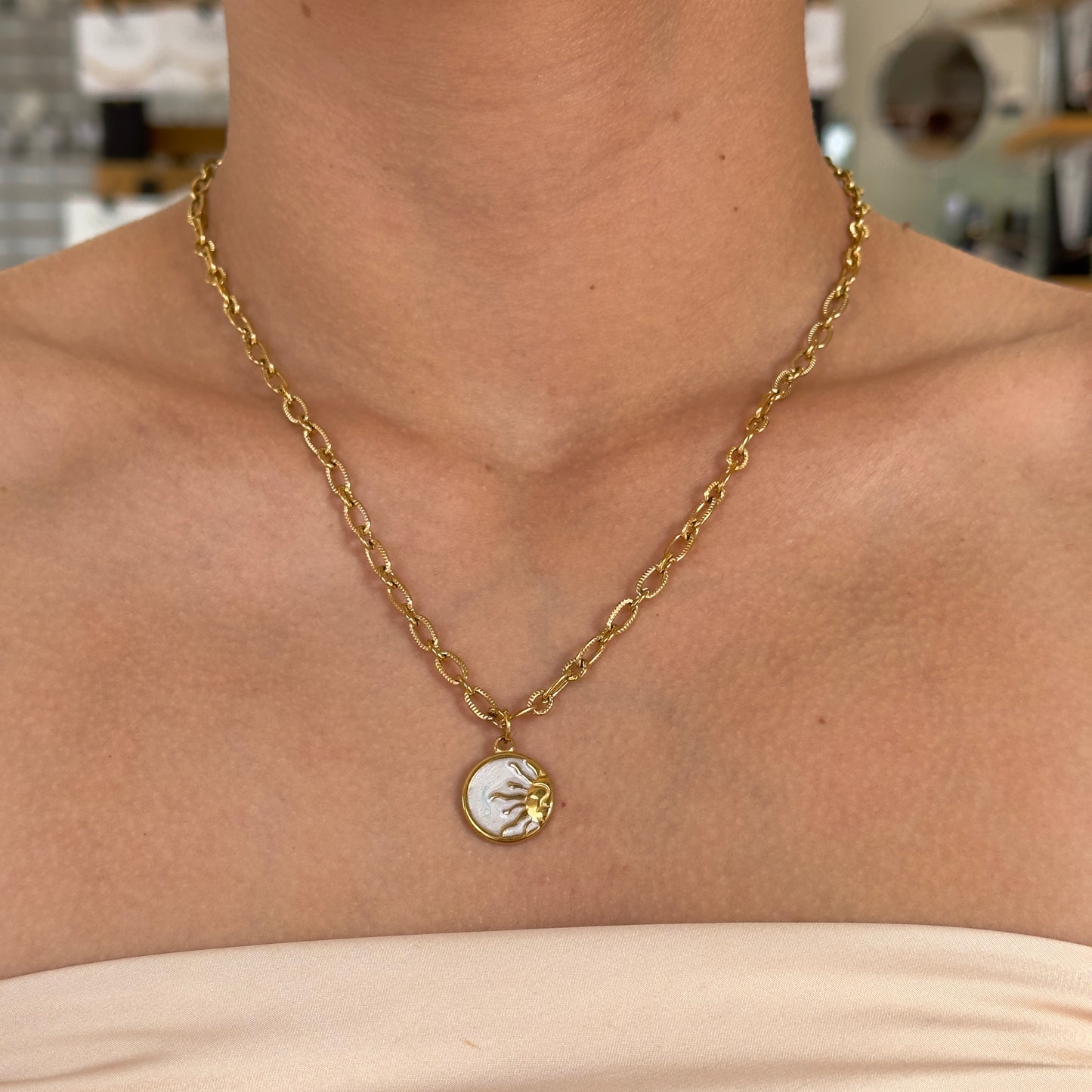 COLLAR SOL CADENA CHUNKY