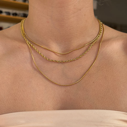 COLLAR LAYERING TRIPLE