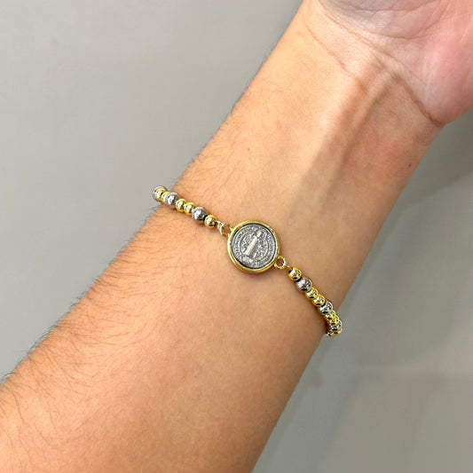 PULSERA SAN BENITO BICOLOR
