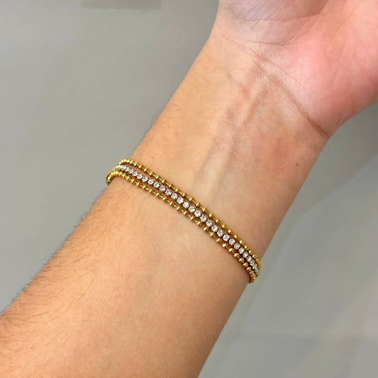 PULSERA TIRA BRILLOS