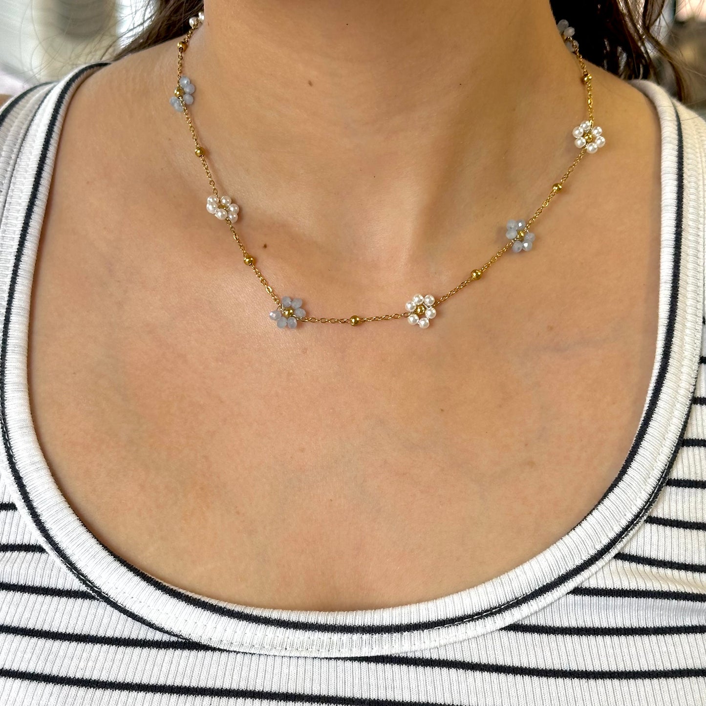 COLLAR FLORES 3D