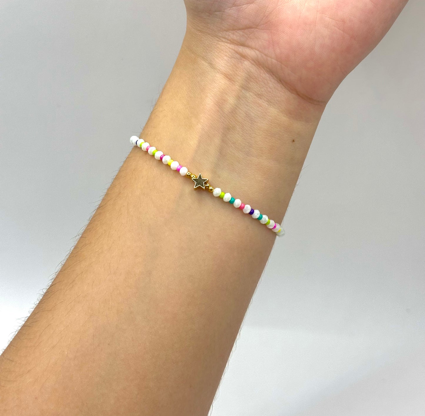 PULSERA CHAQUIRA COLORES + ESTRELLA