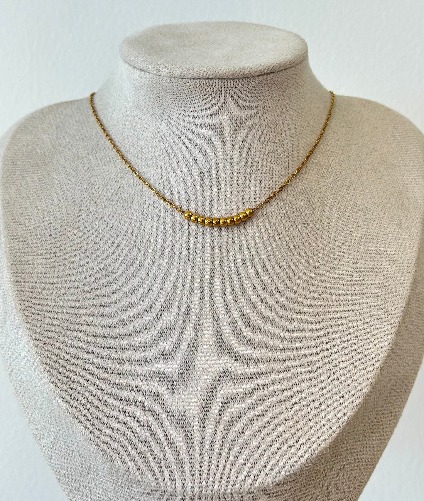 COLLAR BOLITAS ACERO