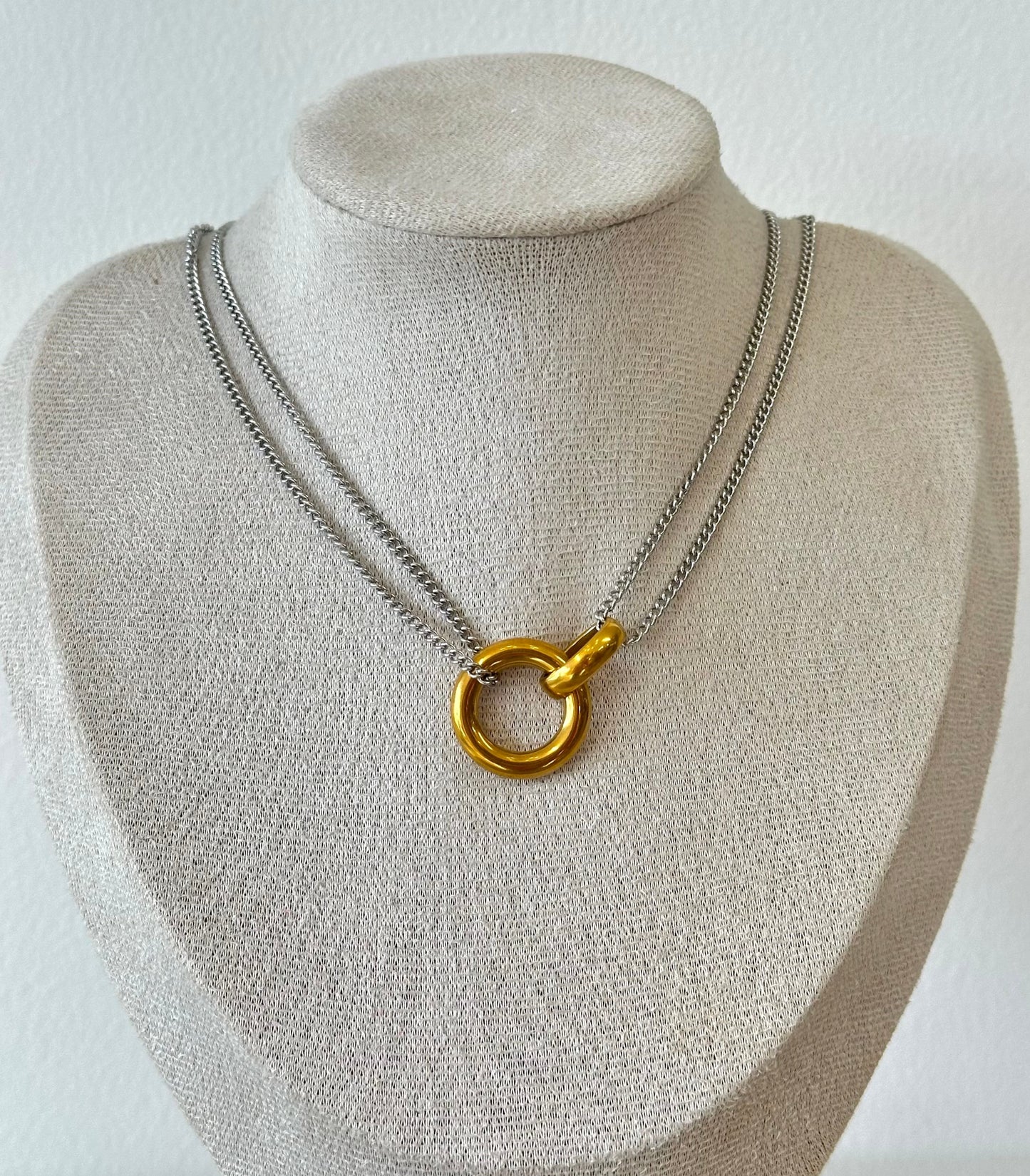 COLLAR ARGOLLAS BICOLOR